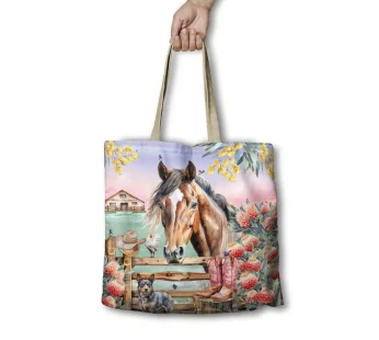 Reusable Shopping Bag – (Country Dusk)