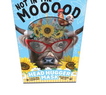 Polyester & Gel Migraine Mask – (Sunny Cow Not in the Mood)