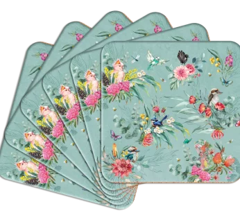 Set of 6 Coasters – (Native Flora)