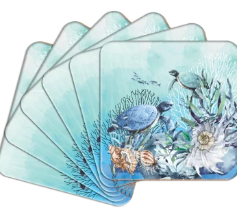 Set of 6 Coasters – (Turtles Coasters)