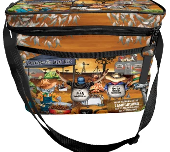 Insulated Cooler Bag – (Camp Happy Hour)