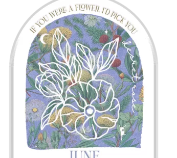 Ceramic Plaque Embossed Printing – June (Desert Rose)