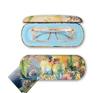 Glasses Case – (Sunset Love Birds)