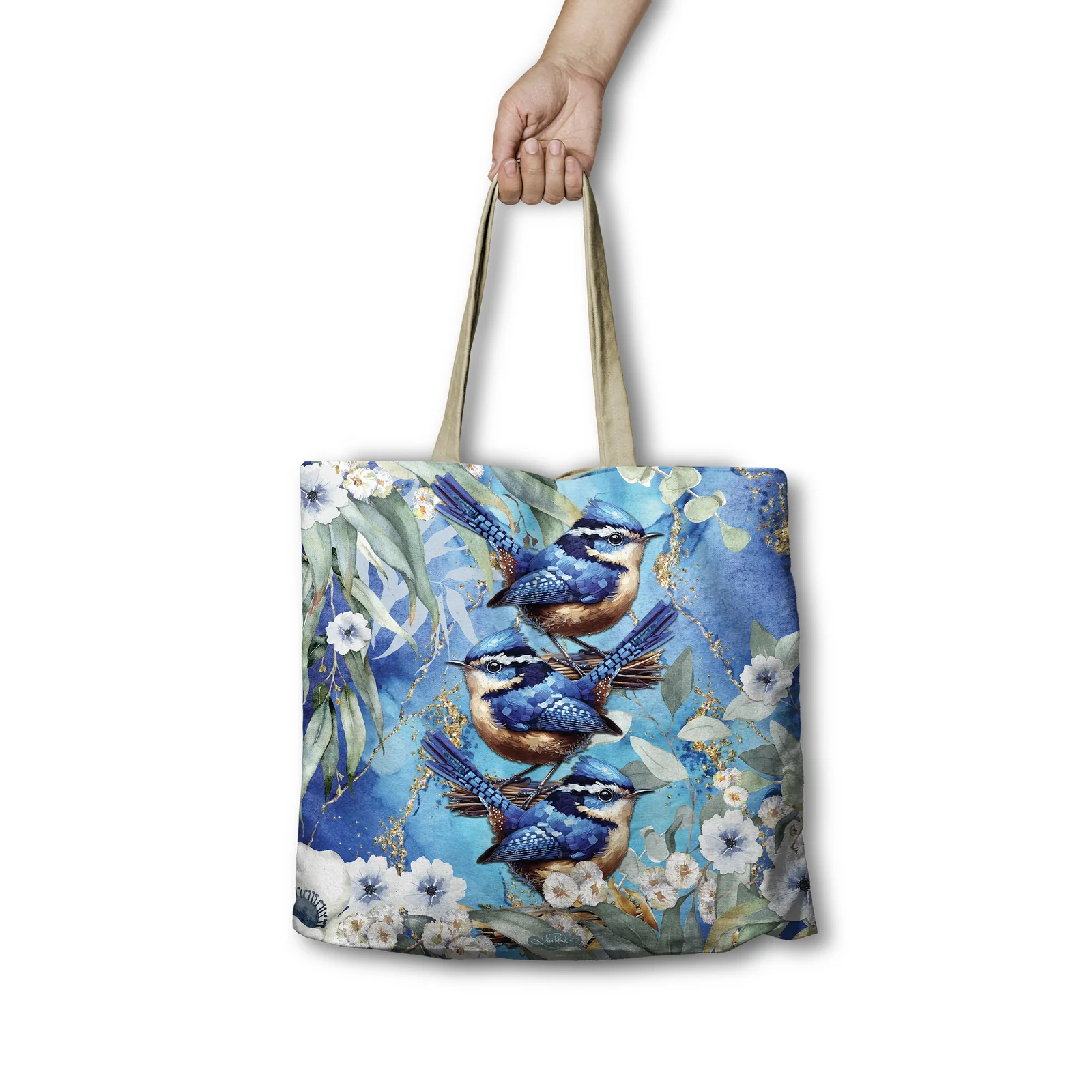 Lisa_Pollock_Shopping_Bag_-_Cheeky_Wrens_RSB94