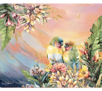 Set of 6 Placemats – (Sunset Love Birds)