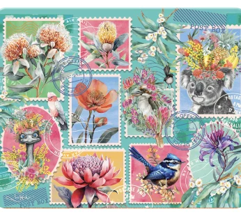 Set of 6 Placemats – (Pretty Postage)