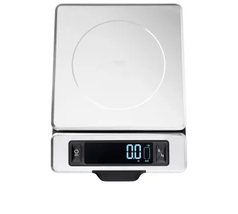 OXO Good Grips Stainless Steel Food Scale with Pull Out Display 5kg