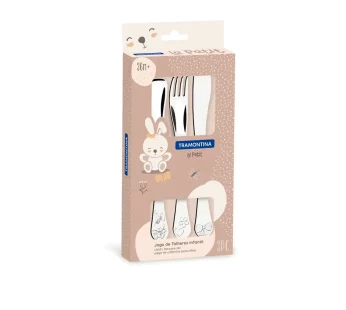 Tramontina Le Petit Stainless Steel Children’s Cutlery Girl Set 3pc