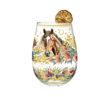 Stemless Glass – (Country Dusk)