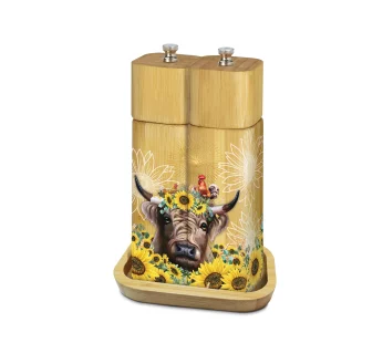 Bamboo Salt & Pepper Grinders – (Sunny Highland)