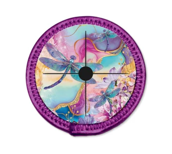 Neoprene Wine Glass Coaster – (Dragonfly Fields)