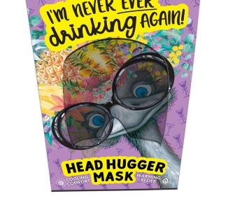 Polyester & Gel Migraine Mask – (Never Drinking Again Emu)